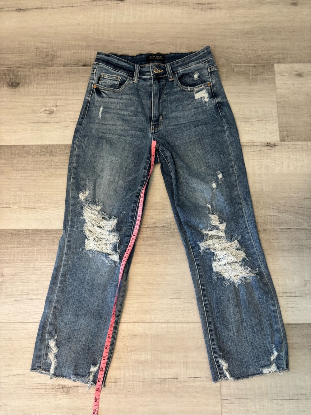 Jean Bundle! PAIGE + Judy Blue Jeans Size 25 Skinny Distressed Raw Hem - Picture 5 of 16